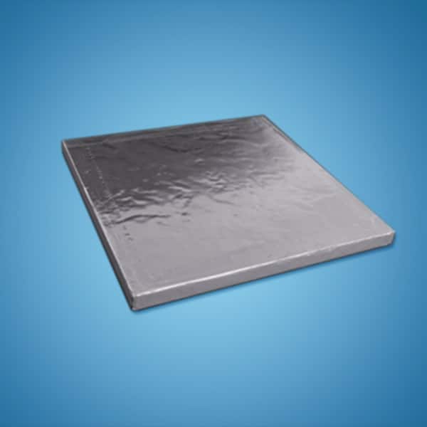 Nano microporous insulation board laminated with aluminum foil
