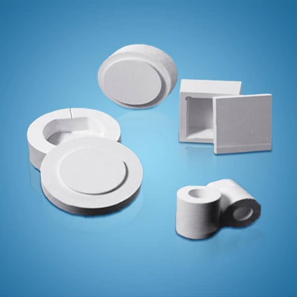 Custom-shaped nano microporous insulation parts